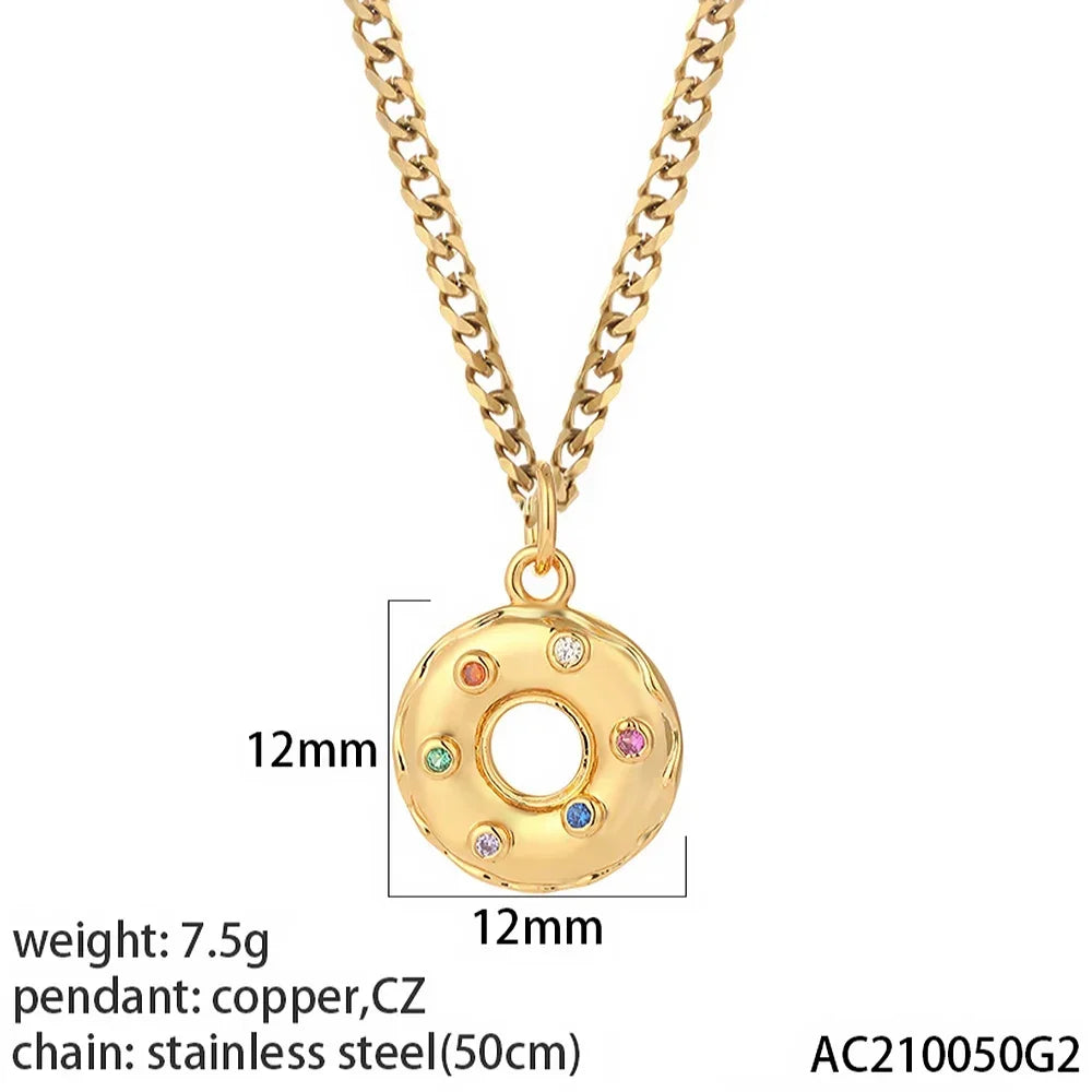 Multi-Charm Pendant Necklace