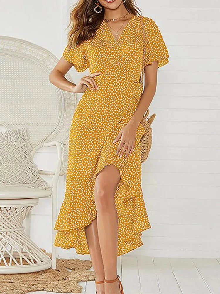 Summer Beach Maxi Dress Women