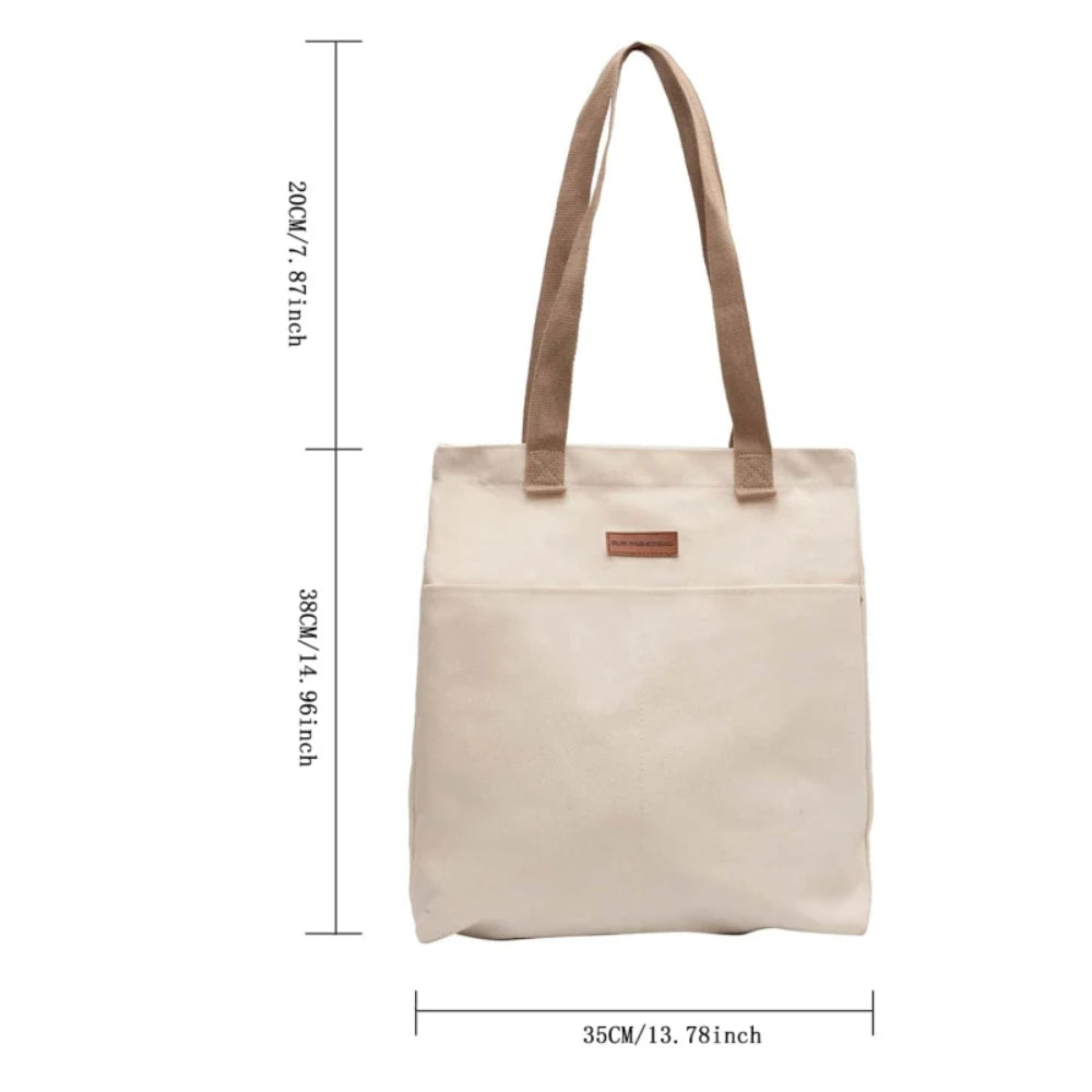 Casual Canvas Shoulder Bag