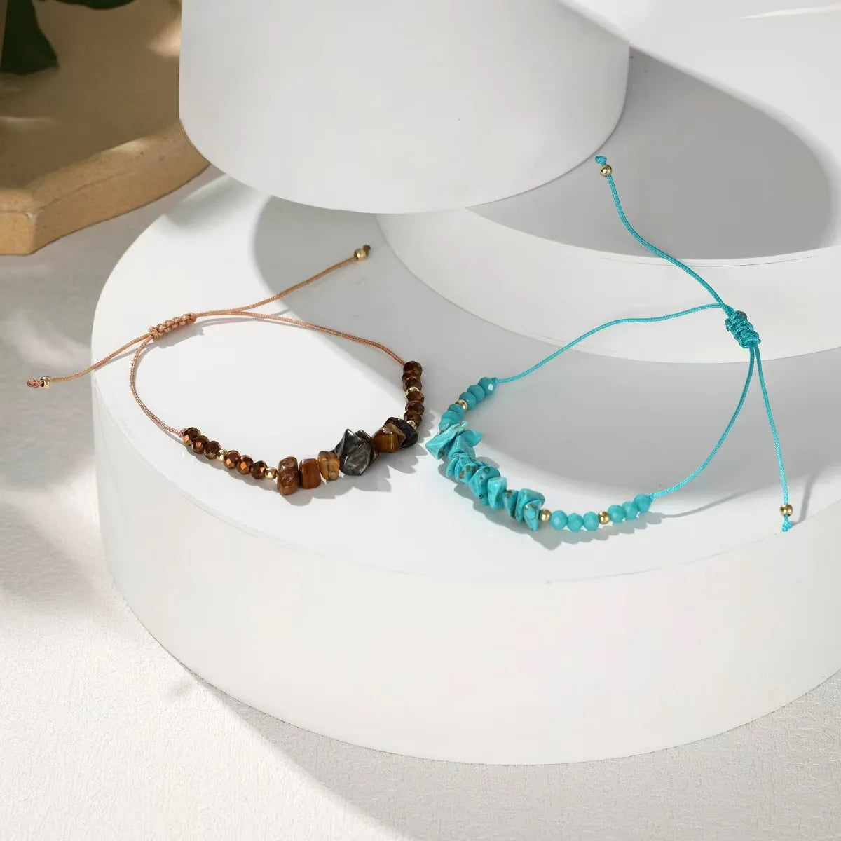 Natural Stone Beaded Bracelet Set