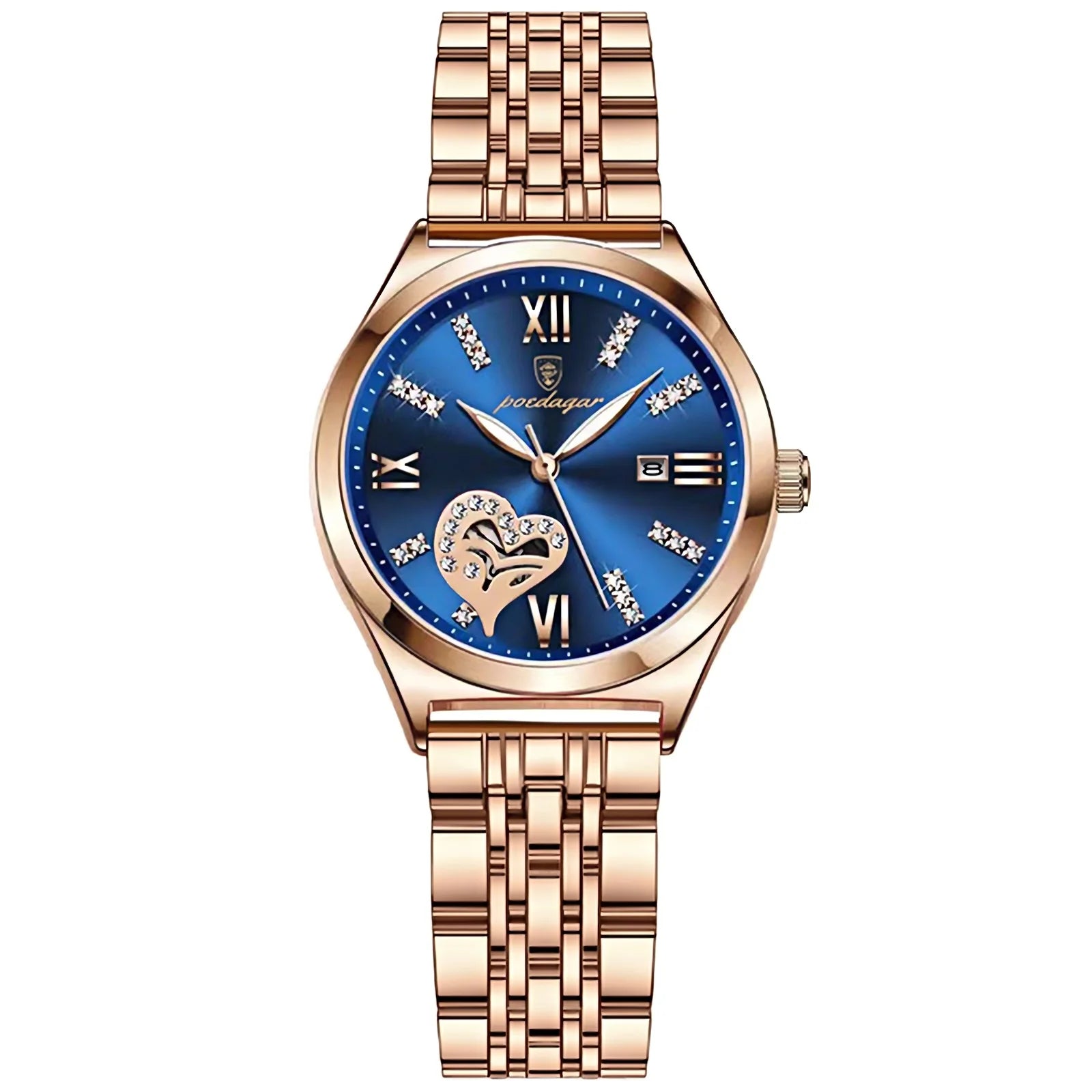Elegant Stainless Steel Ladies Watch