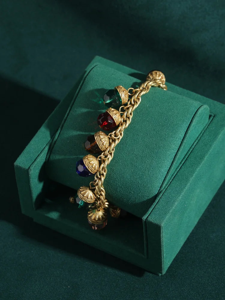 Elegant Crystal Link Bracelet