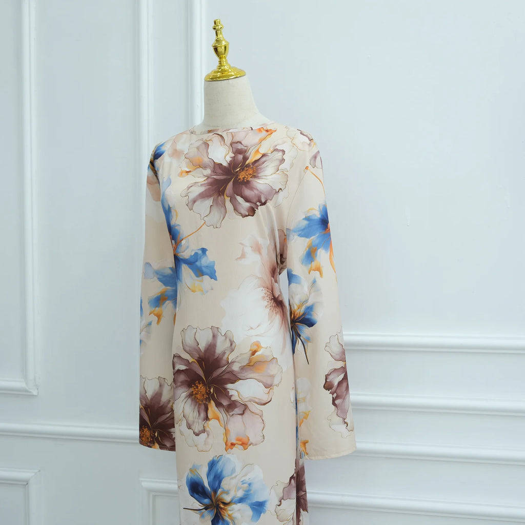 Turkish-Inspired Printed Kaftan