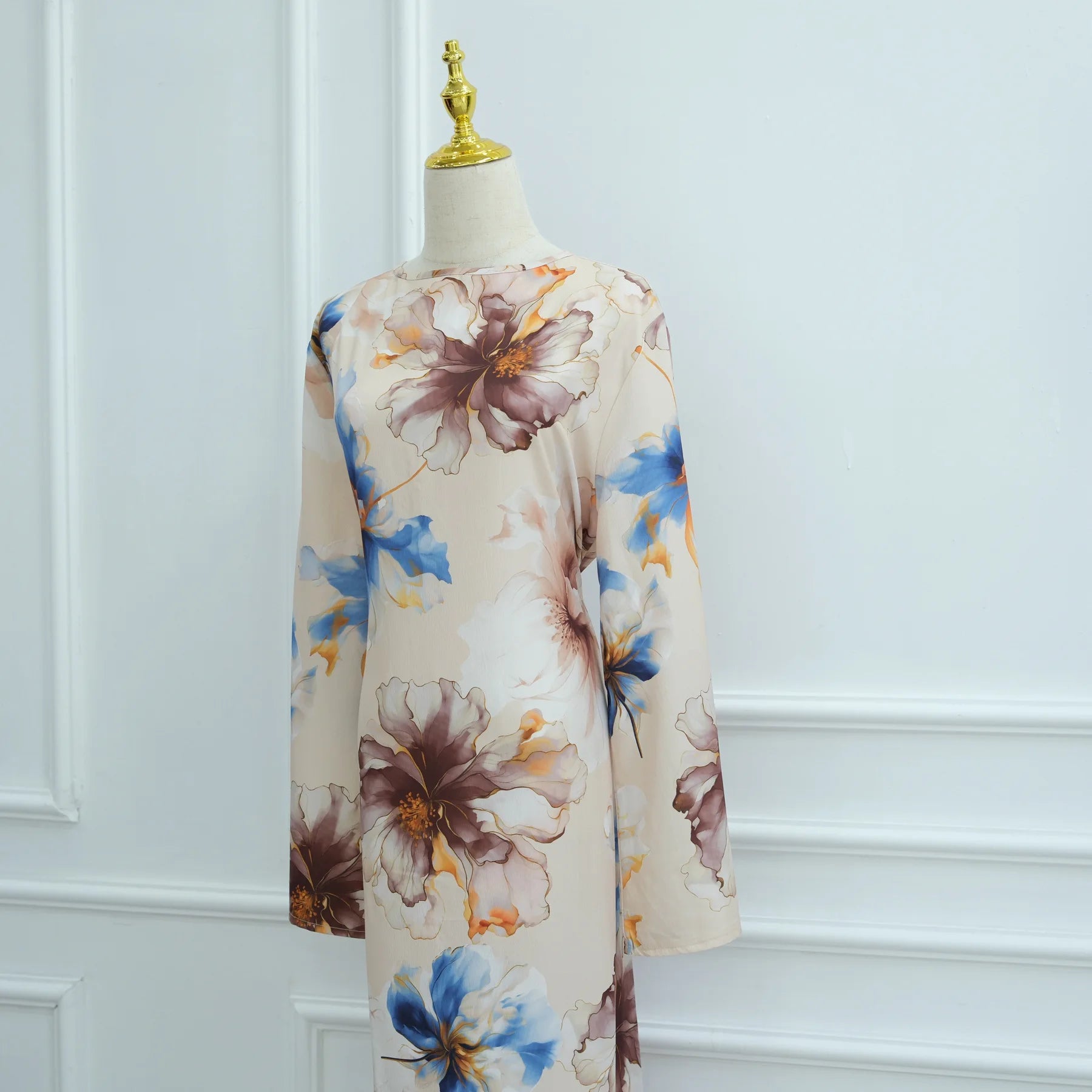 Turkish-Inspired Printed Kaftan