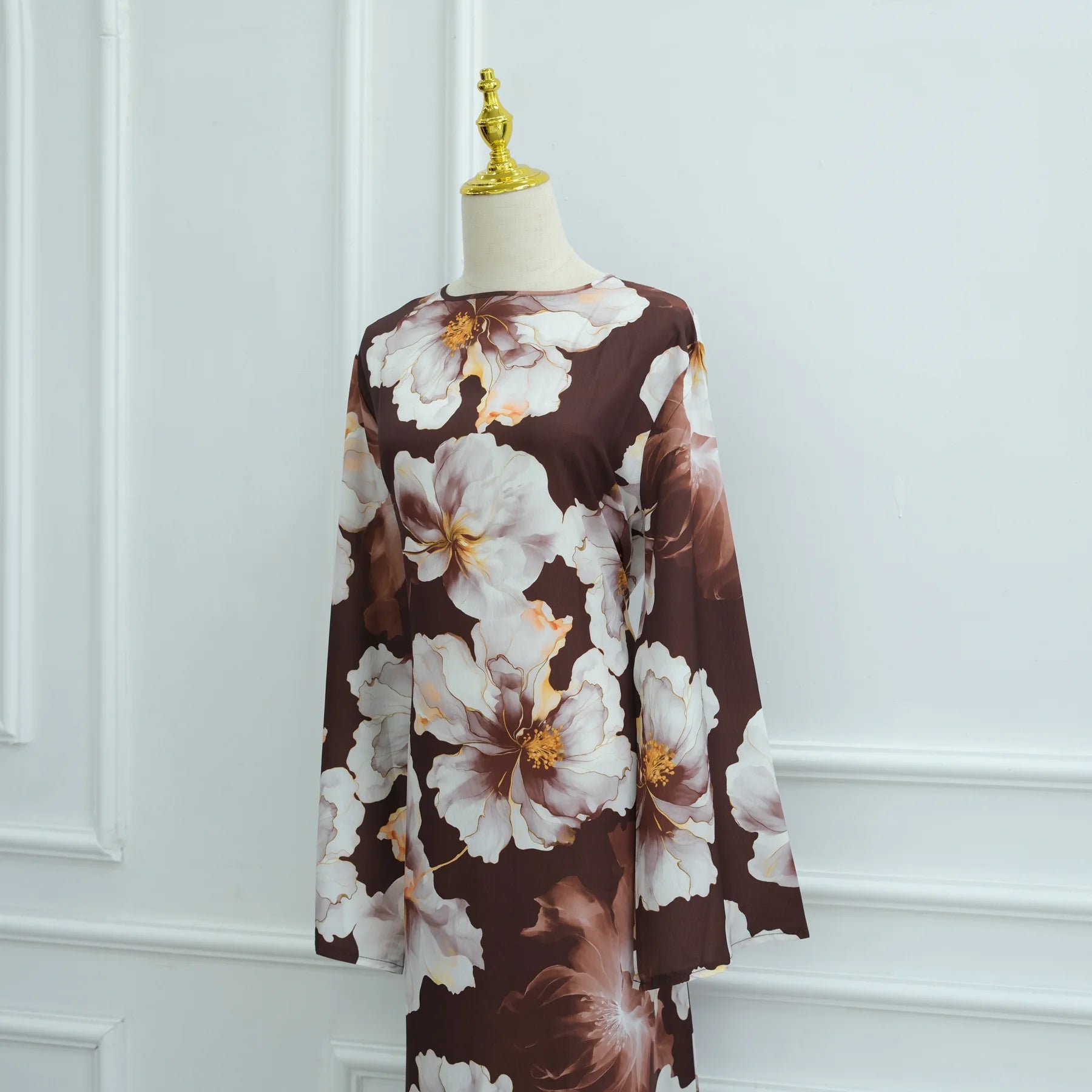 Turkish-Inspired Printed Kaftan