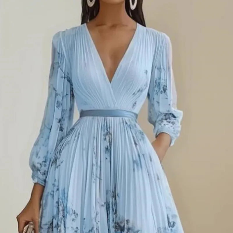 Women's Floral Evening Maxi Dress