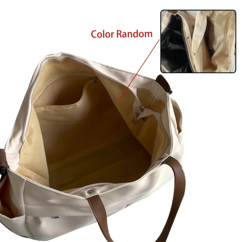 Multi-Pocket Tote Bag