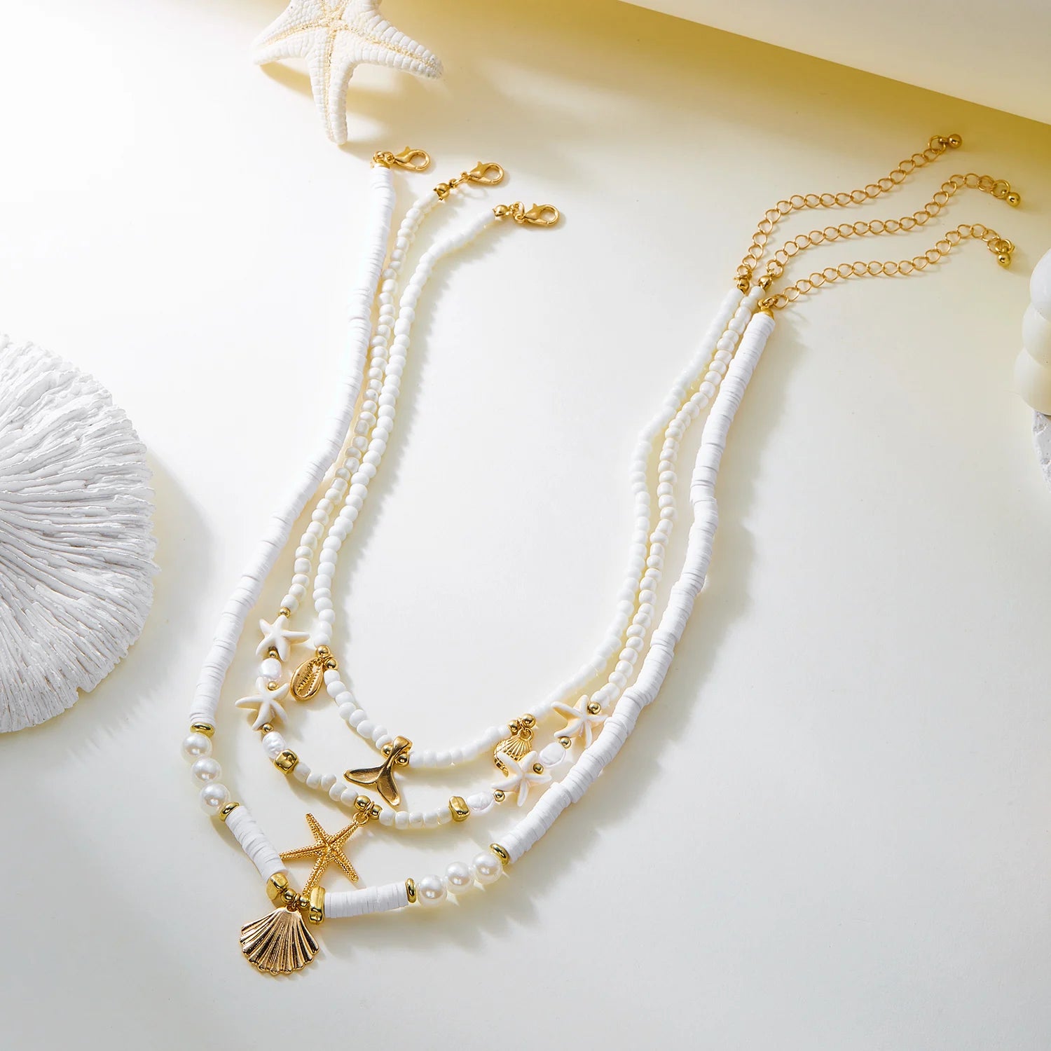 Starfish Pearl Necklace