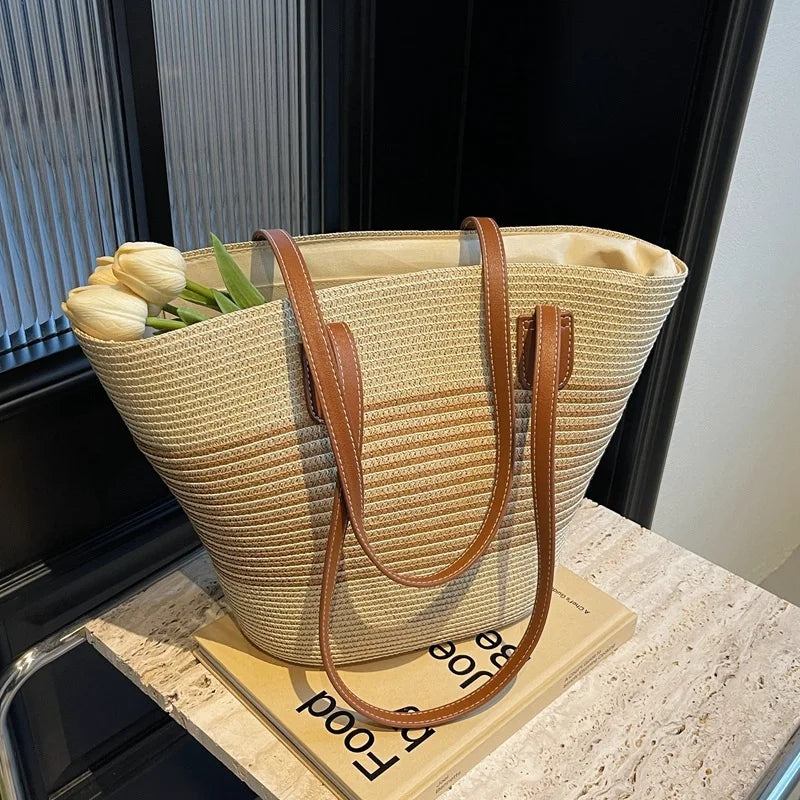 Straw bag bag women's summer