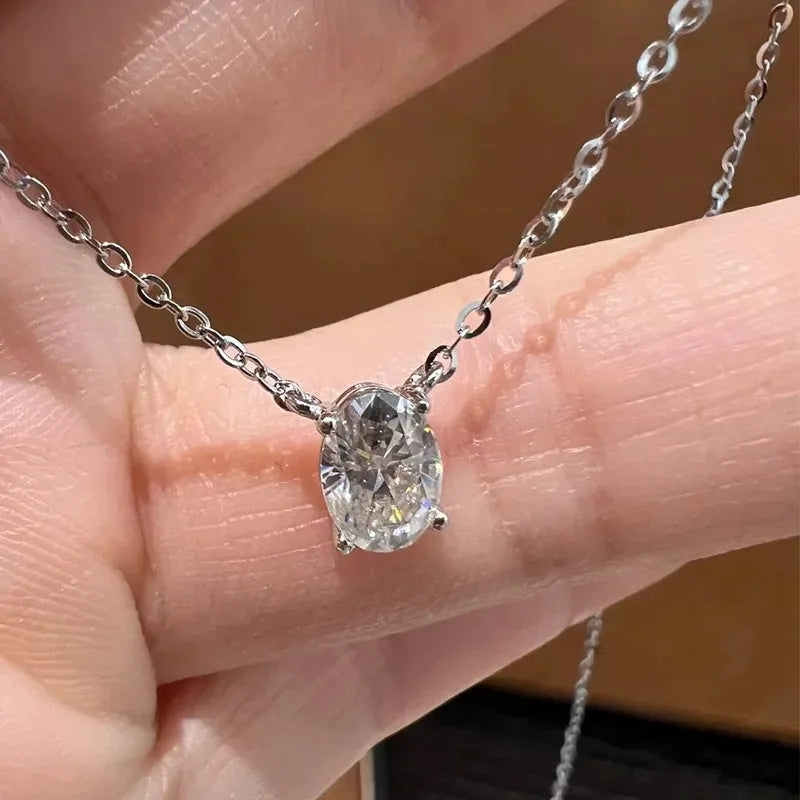 Elegant Moissanite Necklace