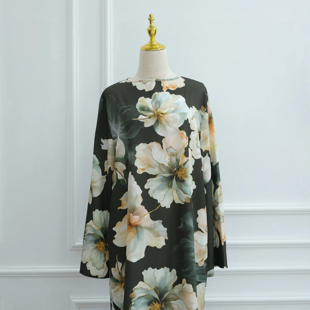 Turkish-Inspired Printed Kaftan