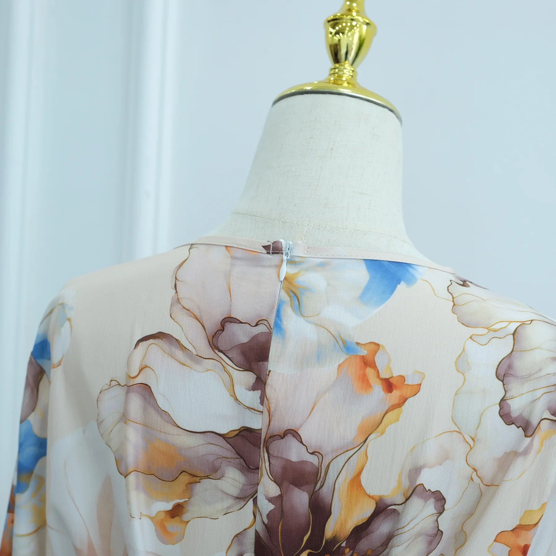 Turkish-Inspired Printed Kaftan