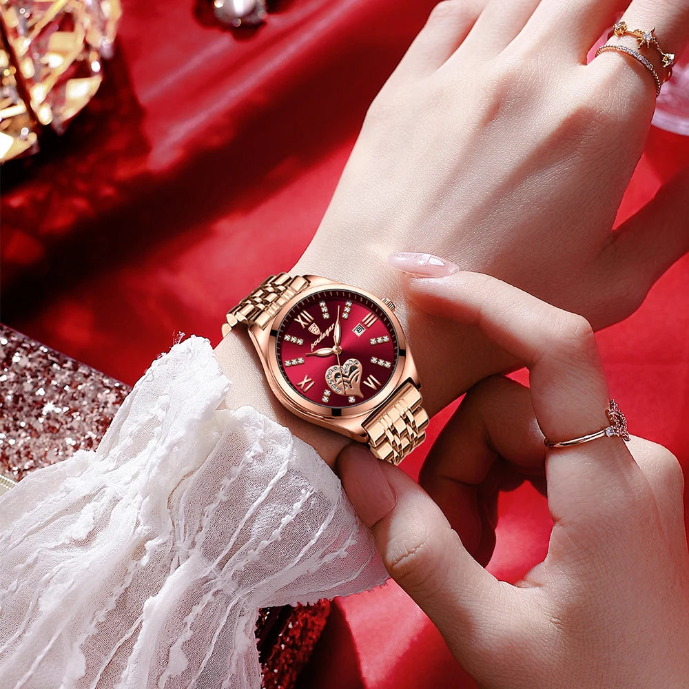 Elegant Stainless Steel Ladies Watch