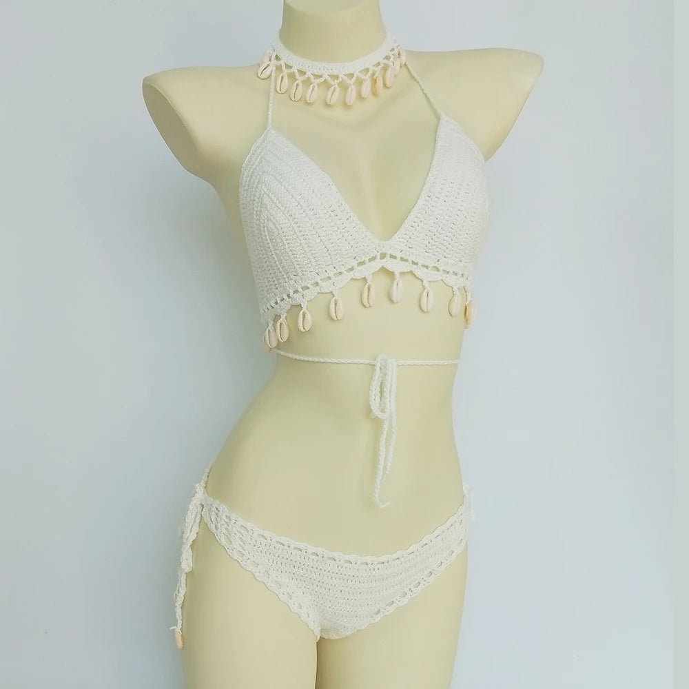 Crochet Beachwear Ensemble