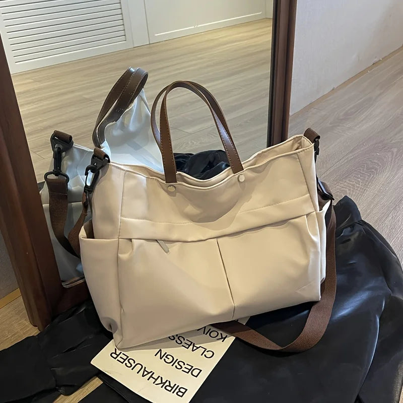 Multi-Pocket Tote Bag