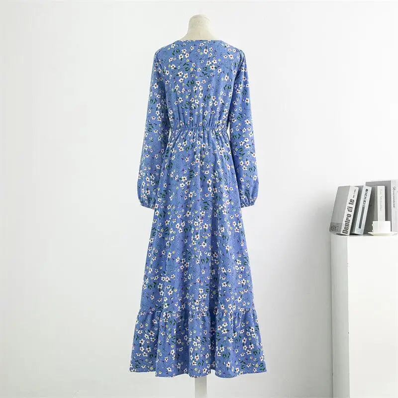Women's Loose Fit Muslim Maxi Dress