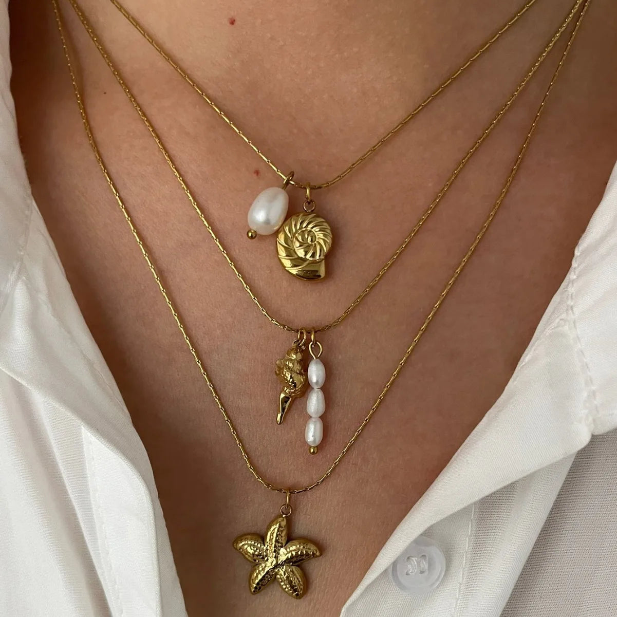 Marine Charm Necklace