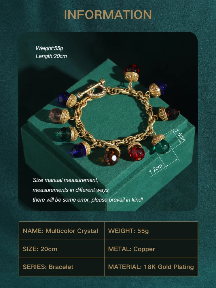 Elegant Crystal Link Bracelet