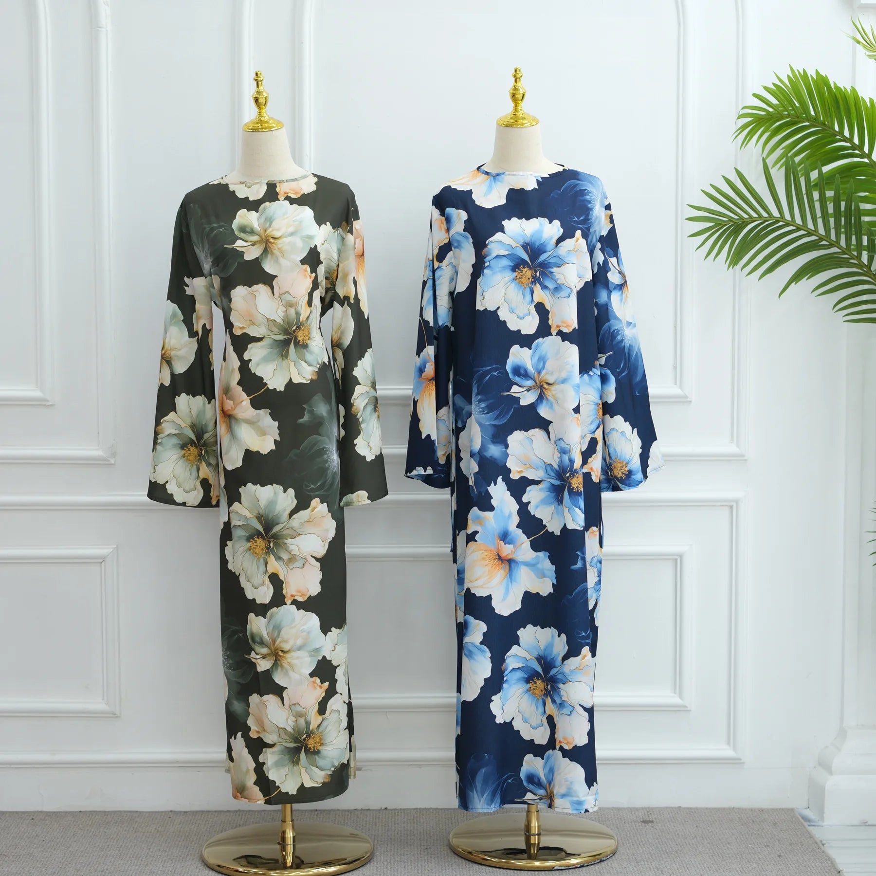Turkish-Inspired Printed Kaftan