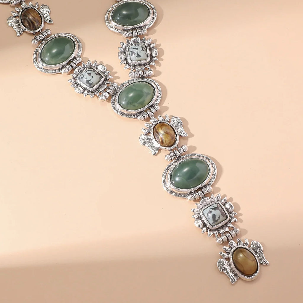 Artisan-Inspired Resin Necklace