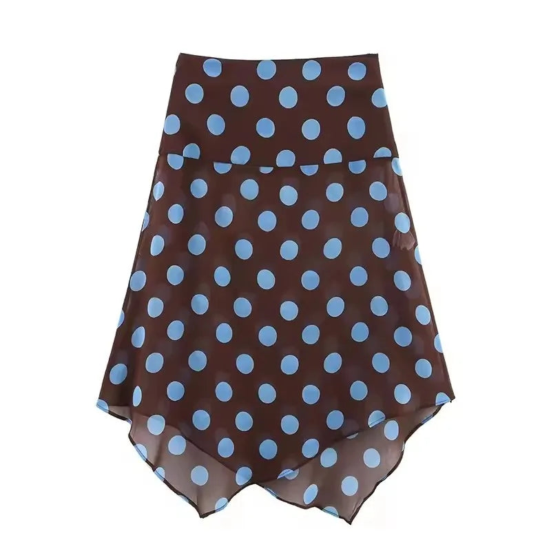 Women's Polka Dot Two-Piece Set
