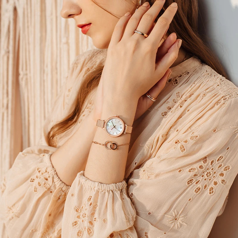 Elegant Waterproof Ladies Watch