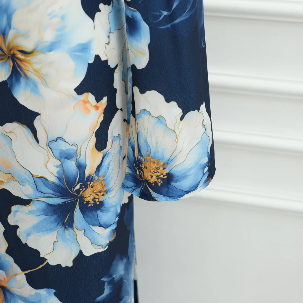 Turkish-Inspired Printed Kaftan