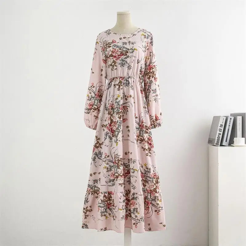 Women's Loose Fit Muslim Maxi Dress