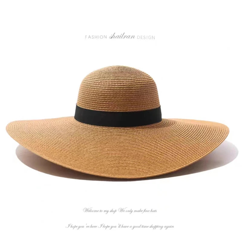 Summer Solid Color  Sun Hat Ladies Beach
