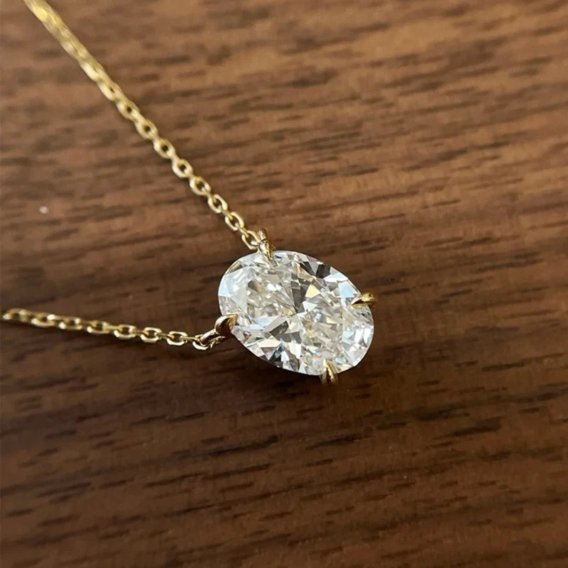 Elegant Moissanite Necklace