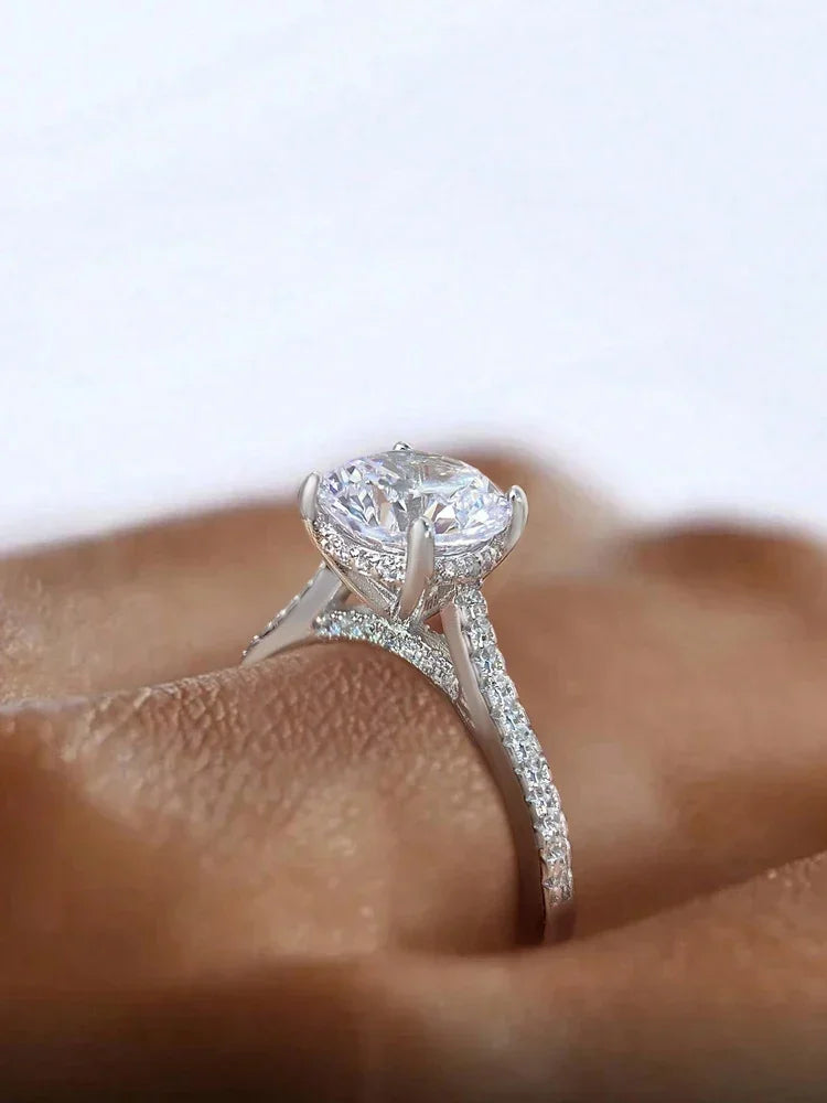 High Sparkle Silver Ring