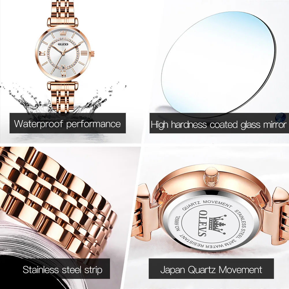 Stainless Steel Mesh Strap Watch