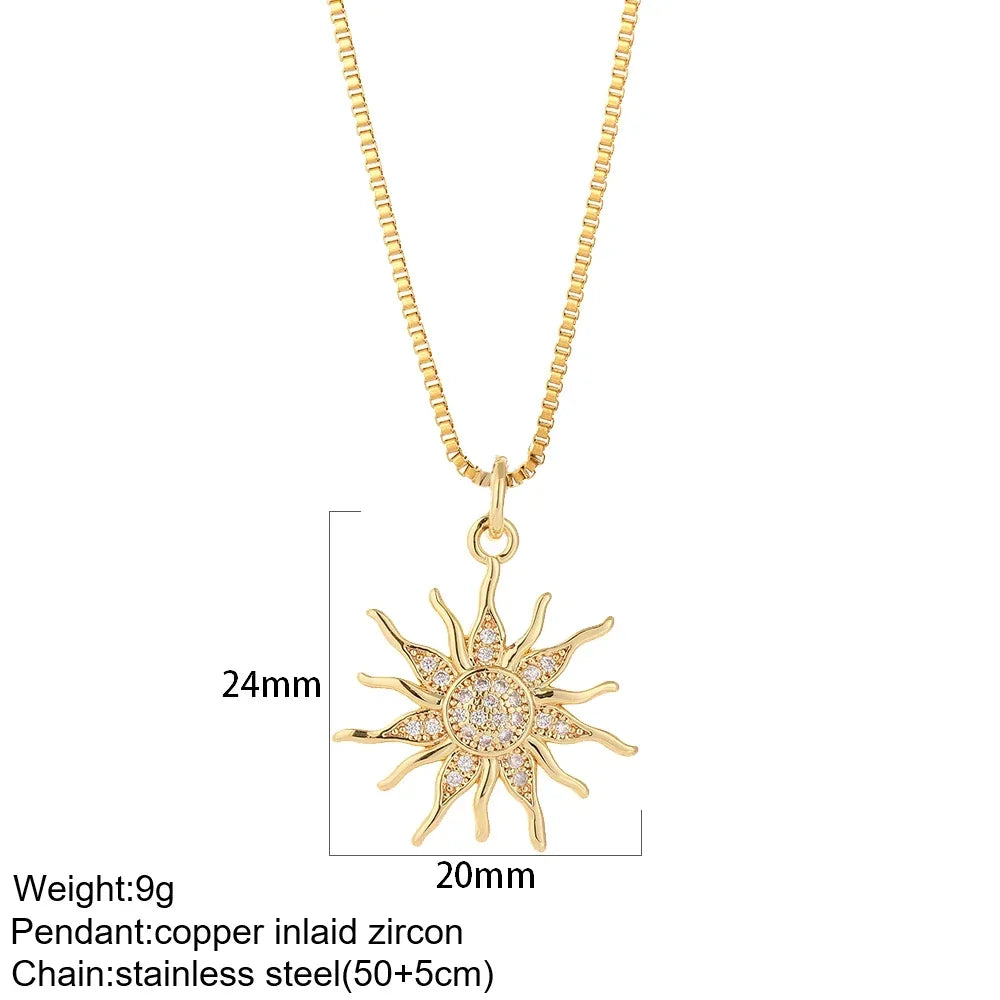 Multi-Charm Pendant Necklace