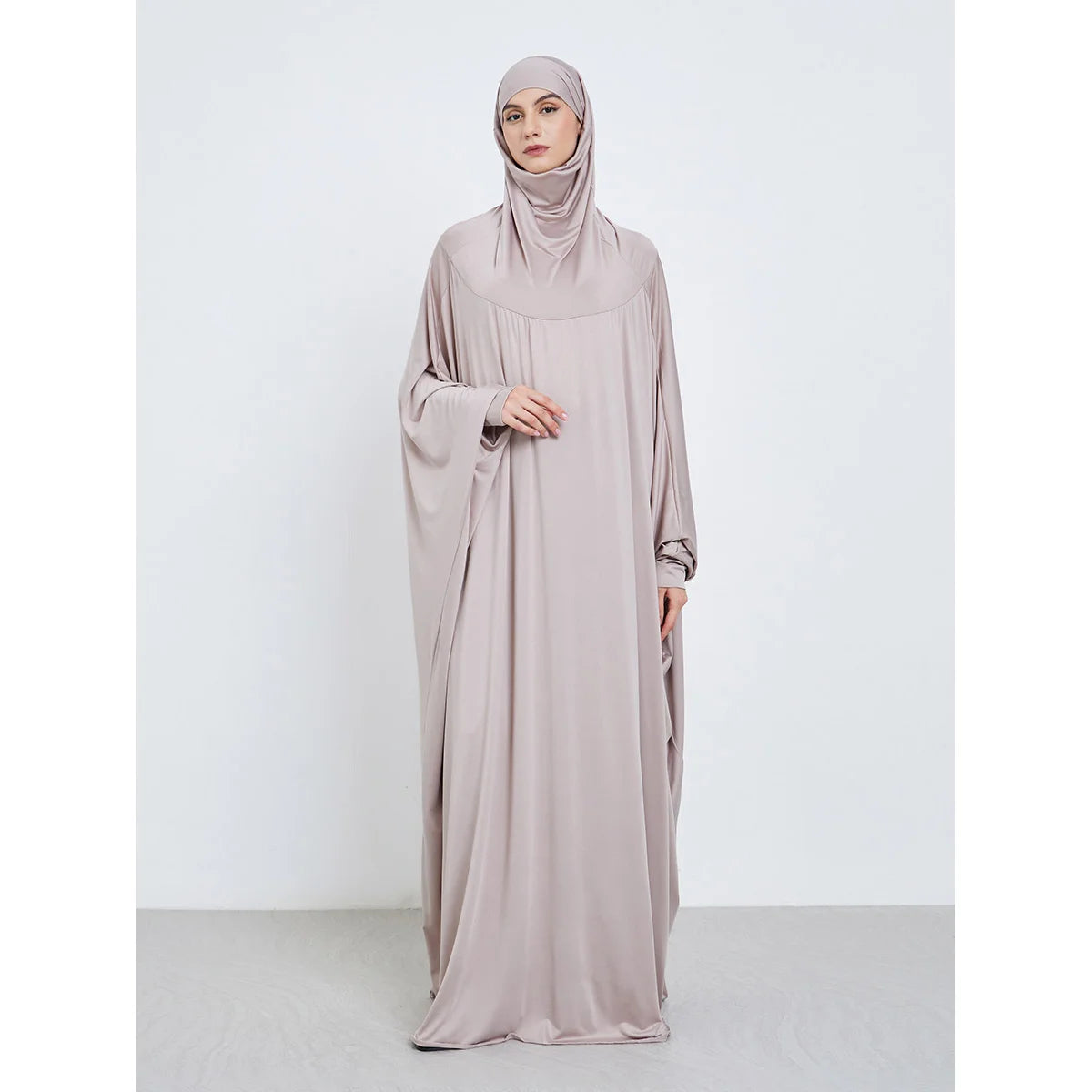 Muslim Long Sleeve Jilbab Dress