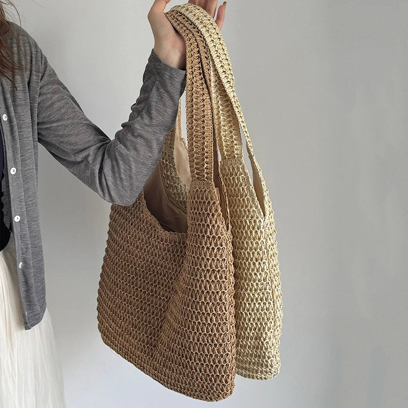 Fashion Rattan Women Shoulder Bags
