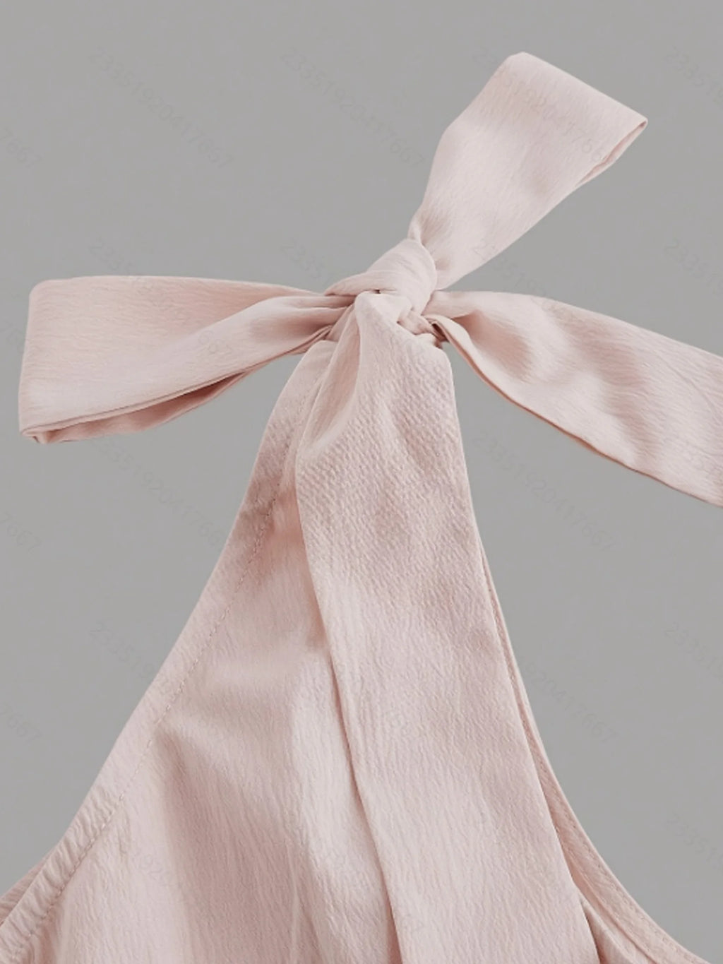 Asymmetric Bow Detail Dress