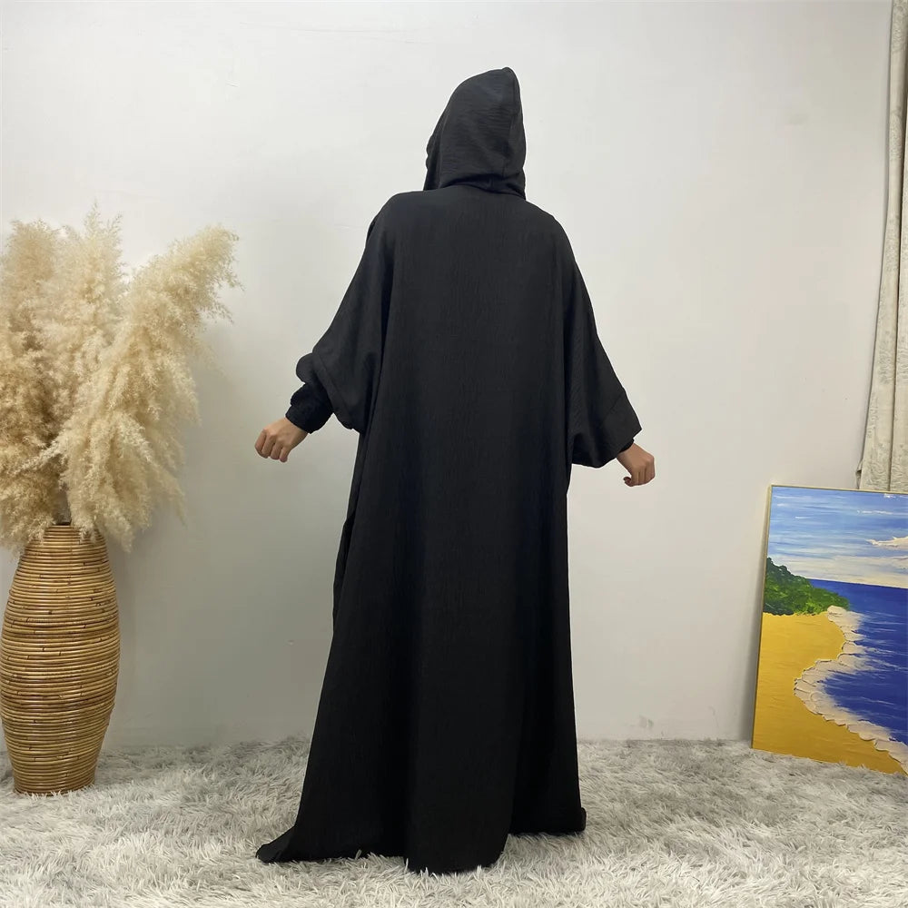 Women's Solid Color Jalabiya Dress