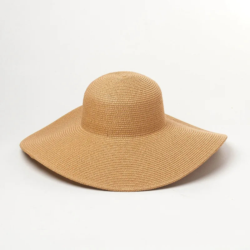 Summer Solid Color  Sun Hat Ladies Beach