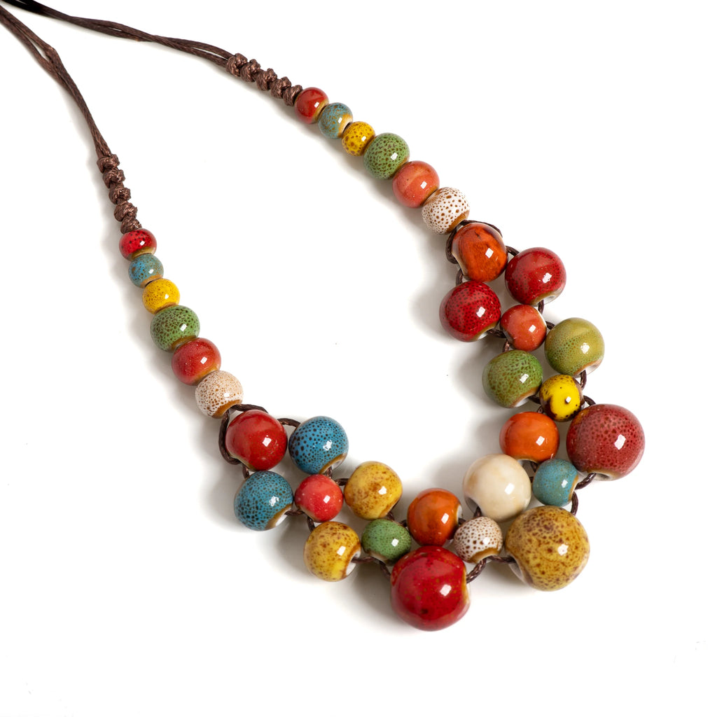 Handmade Ceramic Statement Necklace