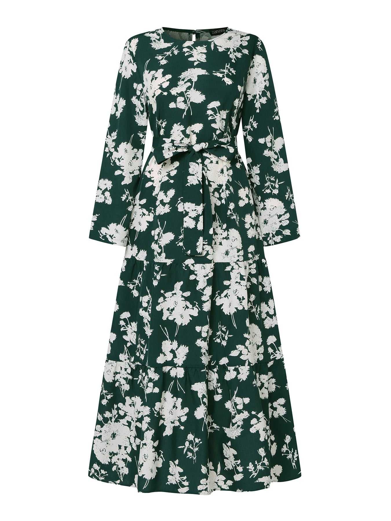 Long Sleeve Modest Holiday Dress