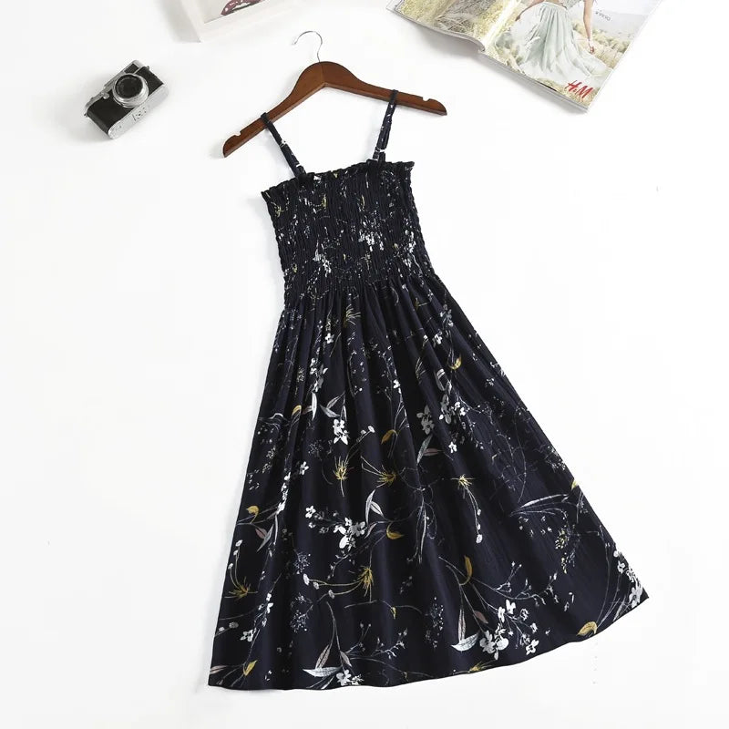 Women's Chiffon Spaghetti Strap Mini Dress