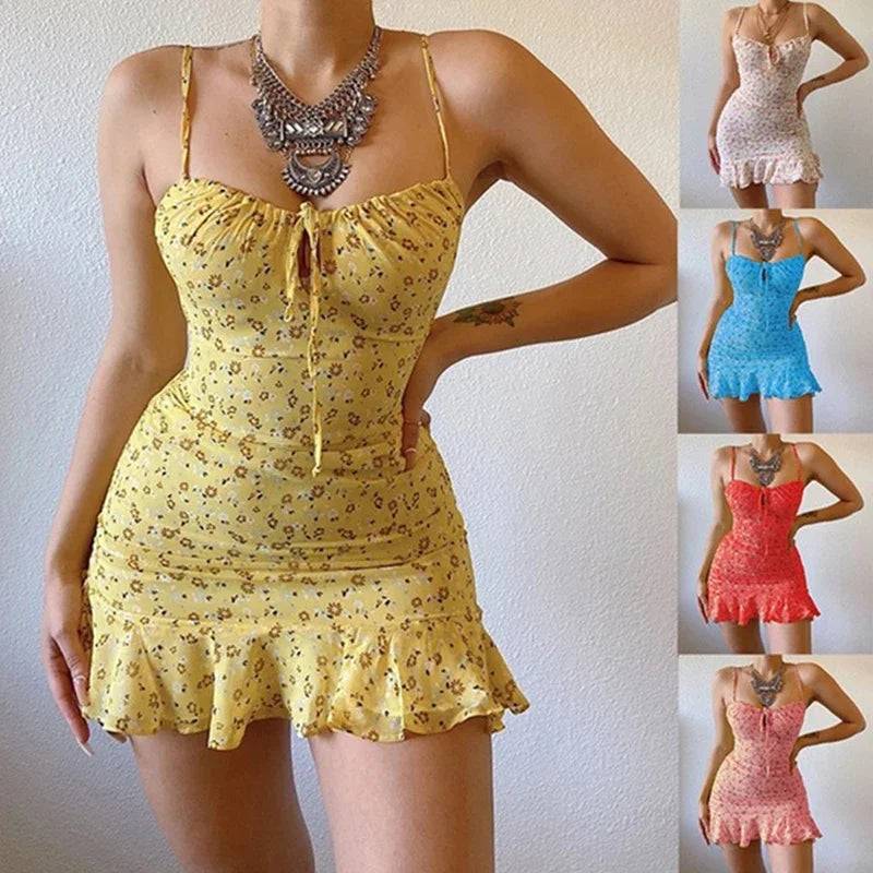 Summer Floral Slip Dress