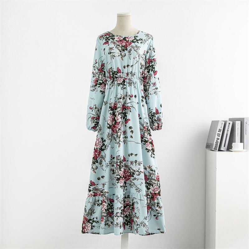 Women's Loose Fit Muslim Maxi Dress