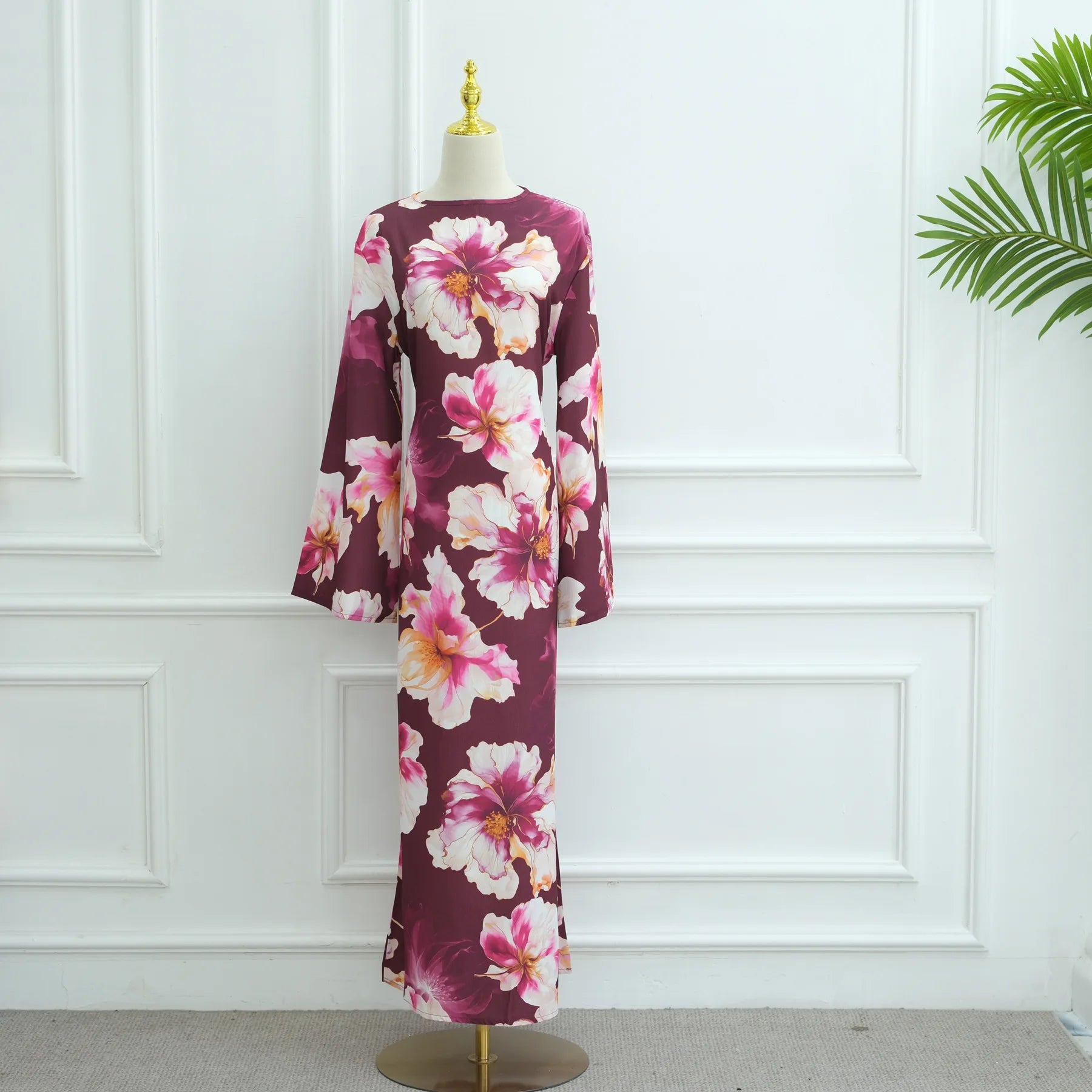 Turkish-Inspired Printed Kaftan