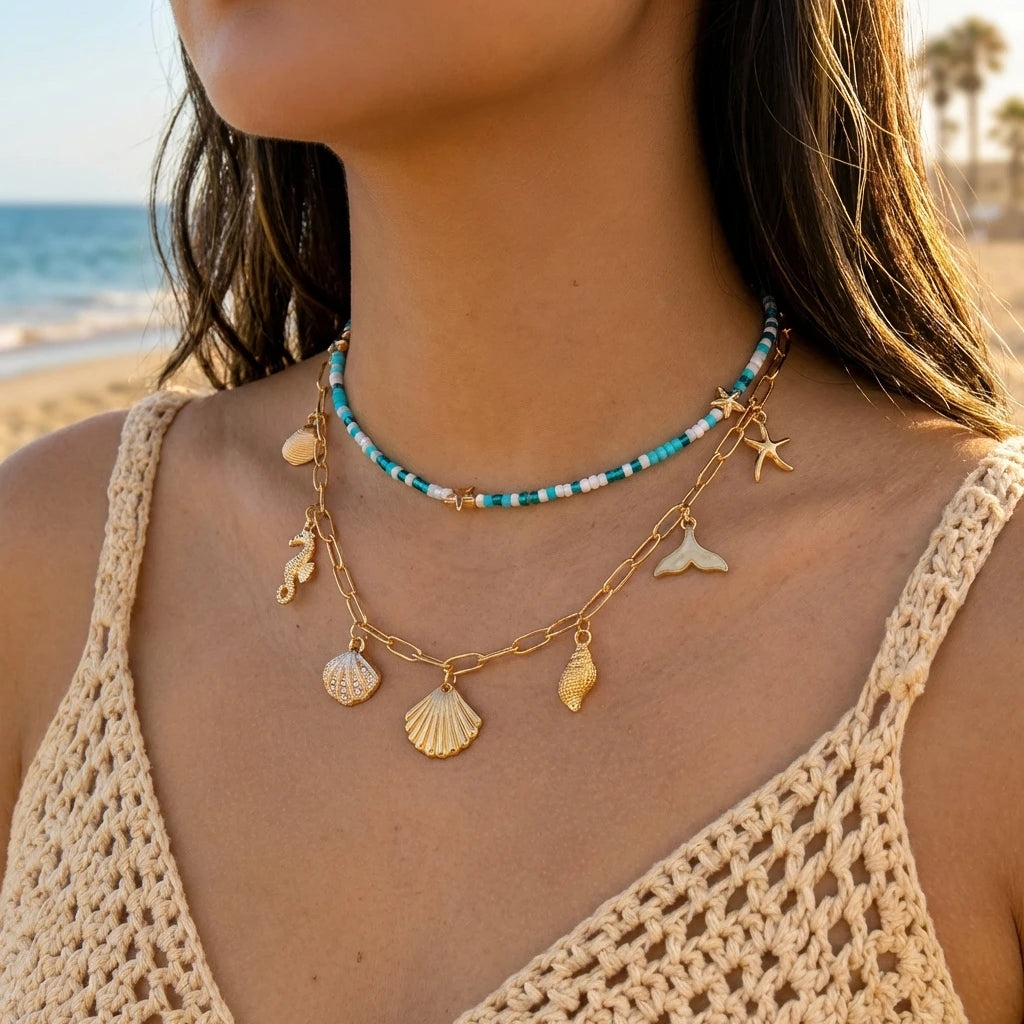 Beach Layered Necklace