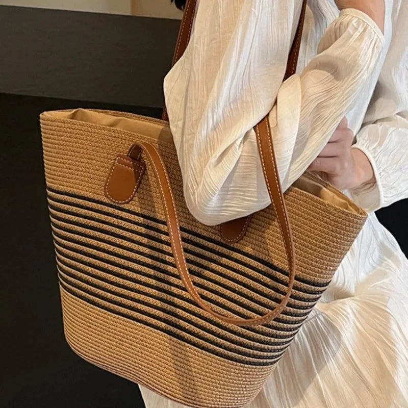 Straw bag bag women's summer
