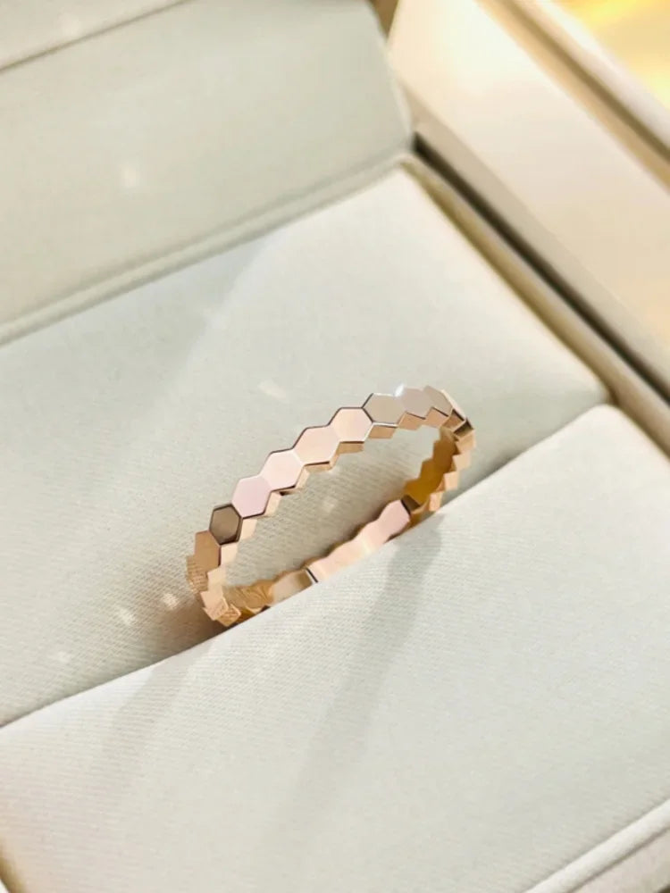 Sterling Silver Zircon Ring Set