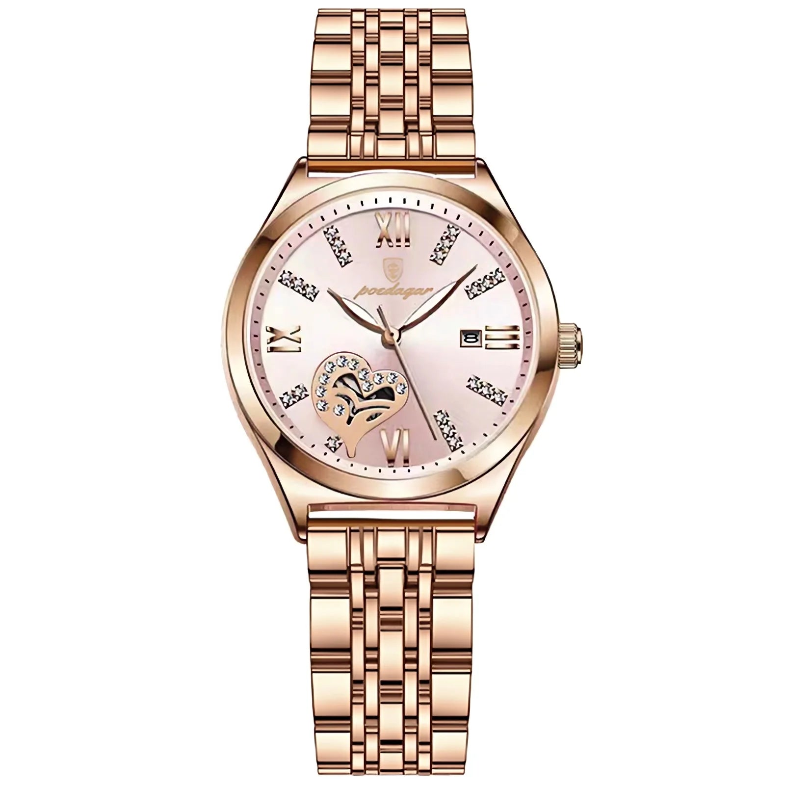 Elegant Stainless Steel Ladies Watch