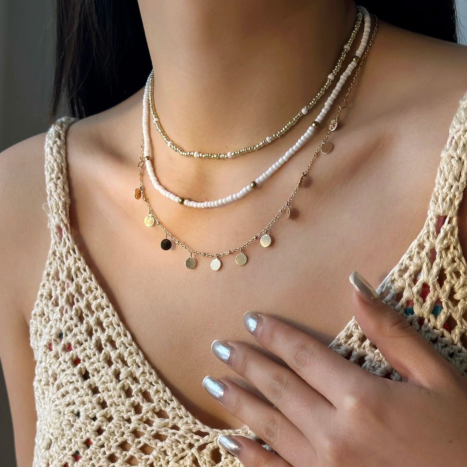 Starfish Pearl Necklace
