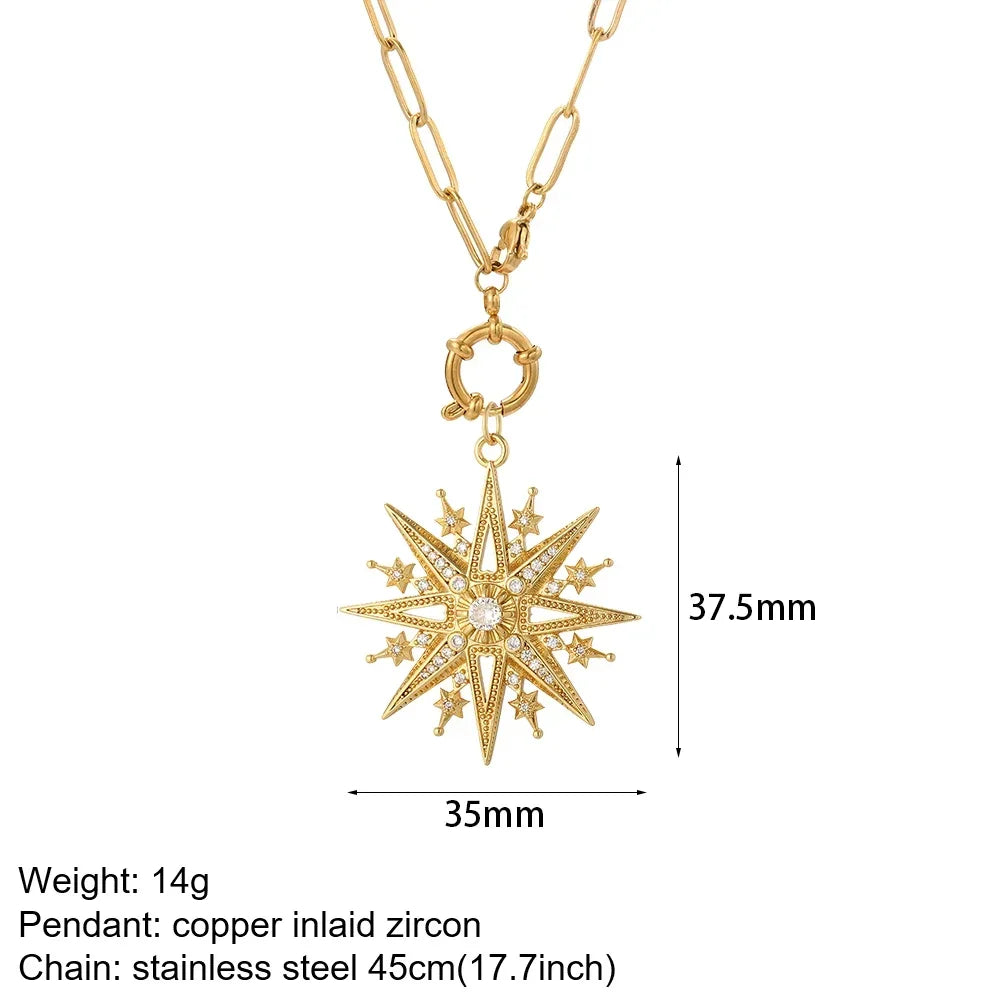 Multi-Charm Pendant Necklace